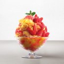 파리바게트 꽃빙수 후기( 딸기 망고 빙수 )