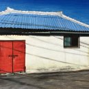 색연필로 그리는 풍경화 이미지