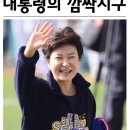 [포토]박근혜 대통령 깜짝 시구에 관중들 환호!! 이미지
