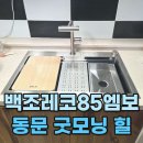 지니스만덕굿모닝힐점 | 백조레코엠보85 폭포수싱크대 설치 후기 (만덕 동문 굿모닝힐)