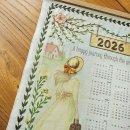 핸드메이드 생활소품 프랑스자수DIY | [공지] 🌸 [예약 오픈] 한 땀의 시간, 2026 프랑스자수 달력 키트 DIY 예약 시작해요🪡