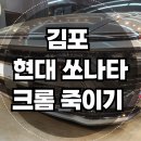 오토겔러리 | 김포 크롬죽이기 추천! 현대 쏘나타 몰딩 블랙아웃 작업 후기 오토갤러리 김포점