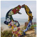 석양을 품은 물고기 이미지