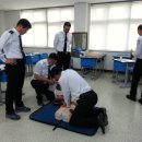 AHA교육(상지대관령고등학교 16.4.23) 팀 소생술 이미지