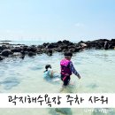 제주 애월 아이랑 물놀이 곽지해수욕장 온수 샤워장 주차 과물노천탕