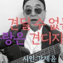 시노래362 ★견딜 수 없는 사랑은 견디지 마라★ 시인 강제윤 이미지