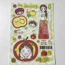인물스티커 원가이하 판매 (푸키큐티, 도미월드, 김도시락, 데일리완짱, 아코아이콩, 와이오클럽, 구리밍, 요요리, 아이오 등) 이미지