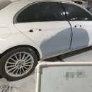 제이엠케이 | 벤츠 E클래스] 벤츠 E클래스 도어 긁힘 및 범퍼 파손, 판금도색 외형복원 후기 (성수동 공업사_JMK Motors)