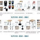 합성수지목탁자 카페 야외테라스 업소용 식당 음식점 식탁의자 인테리어 테이블 새제품 팝니다. 이미지