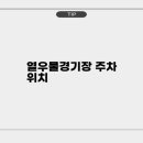 열우물경기장 네이버블로그