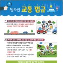 달라진 교통법규 안내 -- 한국교통안전공단 경기북부본부 이미지