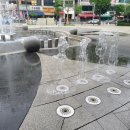 까치공원 바닥분수 이미지