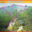 황악산 산행코스 등산지도(영동, 김천) 이미지