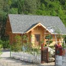 통나무집 이미지