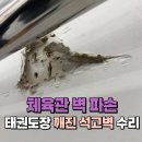 강남태권도장 | 체육관벽파손 태권도장석고벽깨짐수리 수원