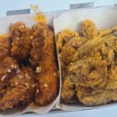 자담치킨 | 자담치킨 반반 메뉴 후기｜튀김옷 얇고 담백한 치킨