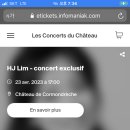 HJ Lim’s Les concerts du château… 너무~ 멋진 콘서트 일것 같아요~! 피아니스트 임현정님!! 이미지