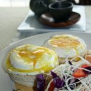 카페 브런치 요리 이미지