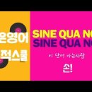 [무적 유튜브 강의] SINE QUA NON 이 단어 아는사람 손! 이미지