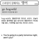 go hog-wild (흥분하여 야단법석을 떨다) 이미지