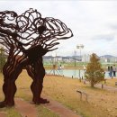복하천수변공원 배드민턴장