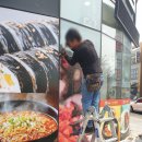 김밥천국 침산점 | 대구간판 북구 사수동 김밥천국 유리창 실사 썬팅 시트지 교체 시공 후기