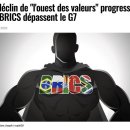 "서방의 가치"의 하락이 진전되고 있다: 브릭스(BRICs)는 G7을 능가한다. 이미지