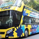 하노이시 두번째 오픈 탑 버스 투어 개시 이미지