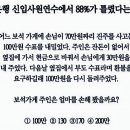 ○○은행 신입사원 연수에서 88%가 틀렸다는 문제... 이미지