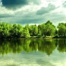 호수풍경 이미지