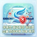 유튜브 무료 광고차단 소울 브라우저 추천 사용 후기[브레이브 대체]
