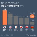 2022 한국의 현재 출생률, 미혼율, 고령화율 이미지
