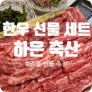 도당로 | 명절 한우 선물 세트 추천 하은축산 택배 후기