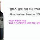 아르헨티나 와인 시음기 : 알토스 리제르바 2006 이미지
