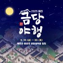 2025 금당야행 이미지