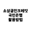 대상식자재63 | 소상공인크레딧 지원금, 국민은행 신용카드로 어떻게 활용할 수 있을까?