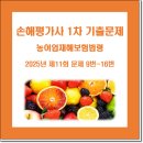 손해평가사 1차 - 농어업재해보험법령 및 손해평가요령 | 제11회 손해평가사 1차 농어업재해보험 기출문제 해설 (2/3)