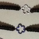 가죽 꽃팔찌 이미지