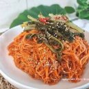 열무 비빔국수 레시피 양념장 만들기 소면 요리 열무김치 비빔국수 만드는법 이미지