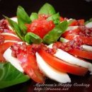 토마토 카프레제 샐러드 꿀조합 발사믹 소스 만들기 이미지