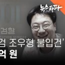 박영수 대검중수부 조우형 불입건 성공보수 1억 원 이미지