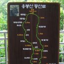 응봉산(산행입구~제1~2헬기장~응봉산~원탕~효자샘~용소폭포~덕구온천, 경북 울진군, 6월4일) 산행 안내 이미지