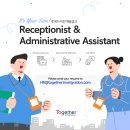 투게더이민과 함께 할 인재를 모집합니다 - Receptionist &amp; Administrative Assistant 이미지