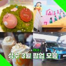 성수 팝업스토어 3월 모음 기아 클리오 스타벅스 힌스 외