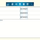 공사현황판90*60 일반형 55,000원 부과세포함 대영설비엔지니어링(주) ***-****-**** 이미지