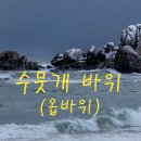 고성 옵바위-망부석바위 폭설 이미지