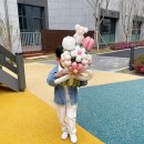 감성 가득한 서울풍선꽃다발 파티하는지야 배송 후기