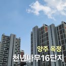 나무와창 | 양주 옥정 천년나무16단지 아파트 유리창 청소 후기