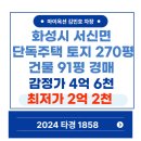 1858 | 화성시 사신면 단독주택 91평 경매 2024타경1858
