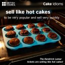 Have you ever heard the English phrase 'sell like hot cakes'? 이미지